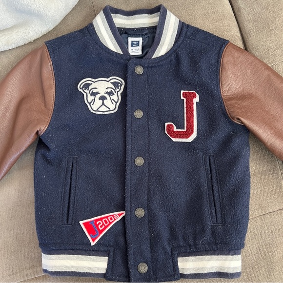 LIKE NEW Janie & Jack Baby Bomber Jacket - Picture 5 of 6